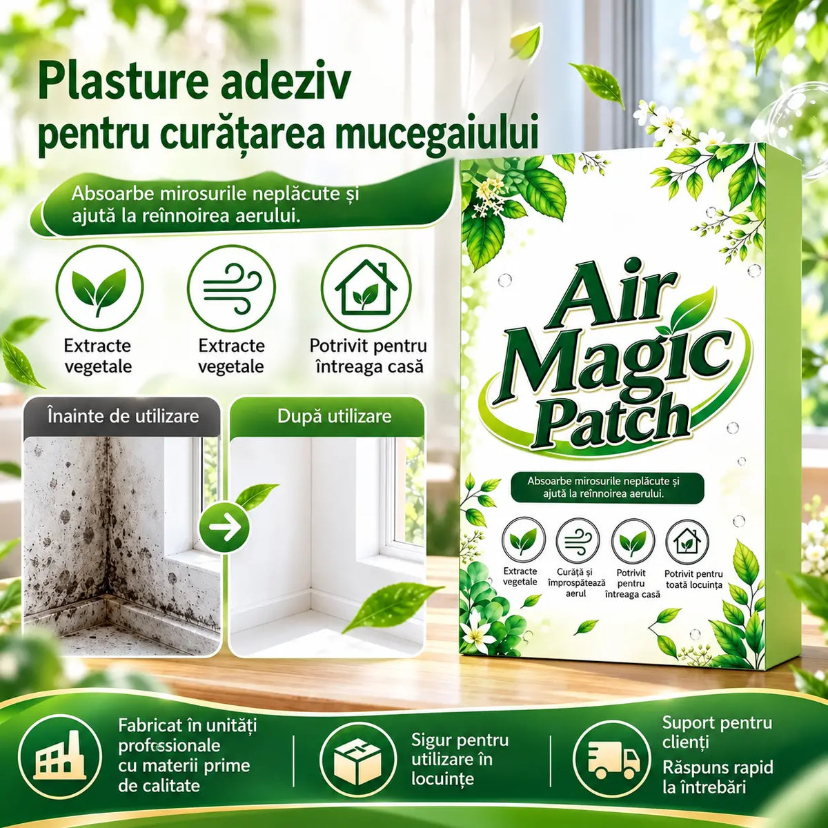 🔥🌿【2 cutii / 12 plasturi – doar 129 RON】🚫🪳 Plasturi cu pelin, cu efect de lungă durată, concepuți pentru a ajuta la reducerea disconfortului cauzat de acarieni – 1 cutie (6 plasturi)