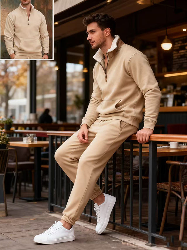 👕【35% ОТСТЪПКА】【S-4XL】2025 Есенно-зимен мъжки моден, топъл пуловер с дълъг ръкав и 3D щампа