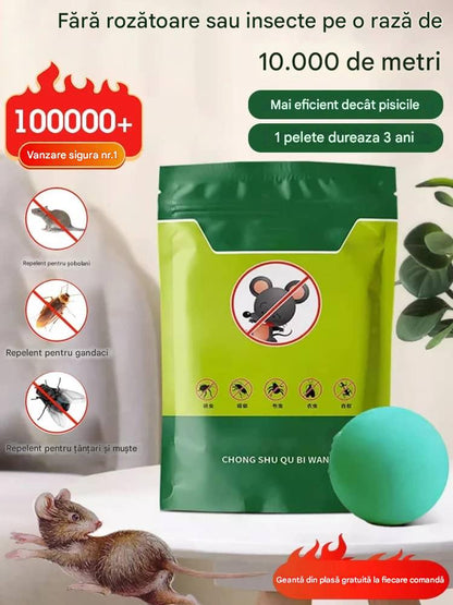 【Preț super mic - 🔥 Ultimele trei zile】 Pastile puternice anti-șobolani și anti-insecte cu flori de cristal de gheață.