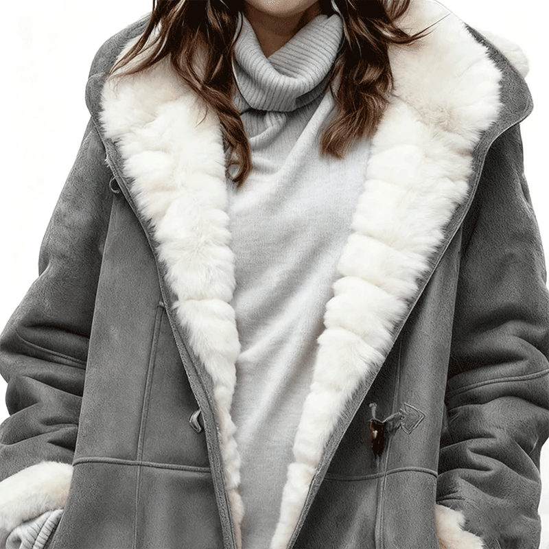 🥼🐏💖【Zimná novinka so zľavou 43%】2025 Módna a teplá dámska semišová bunda s vlnenou podšívkou, veľkosti S-5XL, zimná / na bežné nosenie.