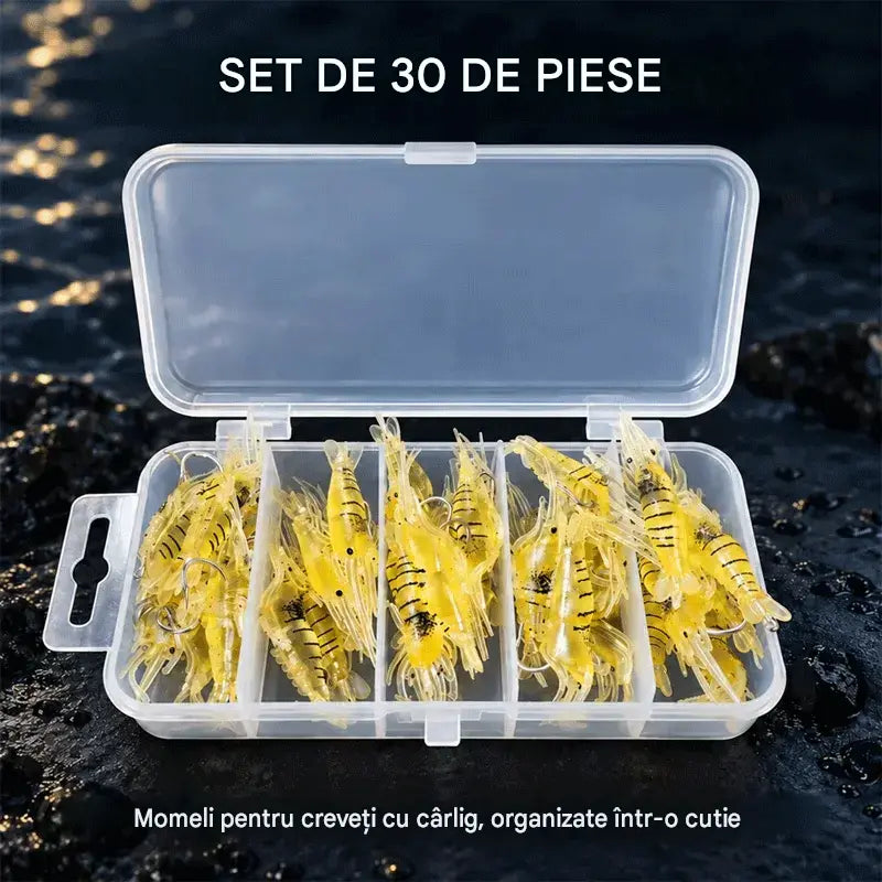 ⏰ Ofertă la jumătate de preț – doar pentru o perioadă limitată ✨ Nălucă moale bionică în formă de crevete | Aspect foarte realist, mișcare naturală; rezistentă la rupere și durabilă; potrivită pentru pescuit în apă dulce și sărată 🎣
