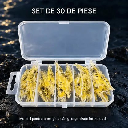⏰ Ofertă la jumătate de preț – doar pentru o perioadă limitată ✨ Nălucă moale bionică în formă de crevete | Aspect foarte realist, mișcare naturală; rezistentă la rupere și durabilă; potrivită pentru pescuit în apă dulce și sărată 🎣