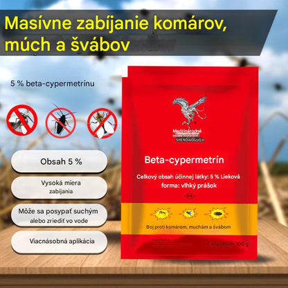 👍【5/10/15/20 торбички】🚫🦟🪳🪰Специално разработени за унищожаване на комари и мухи във фермите, една опаковка убива бълхи/скакалци/хлебарки/мухи/комари