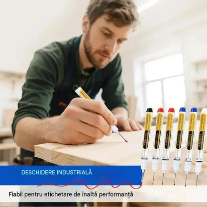 💯 10 bucăți ⚽ Markere precise pe bază de ulei, cu uscare rapidă
