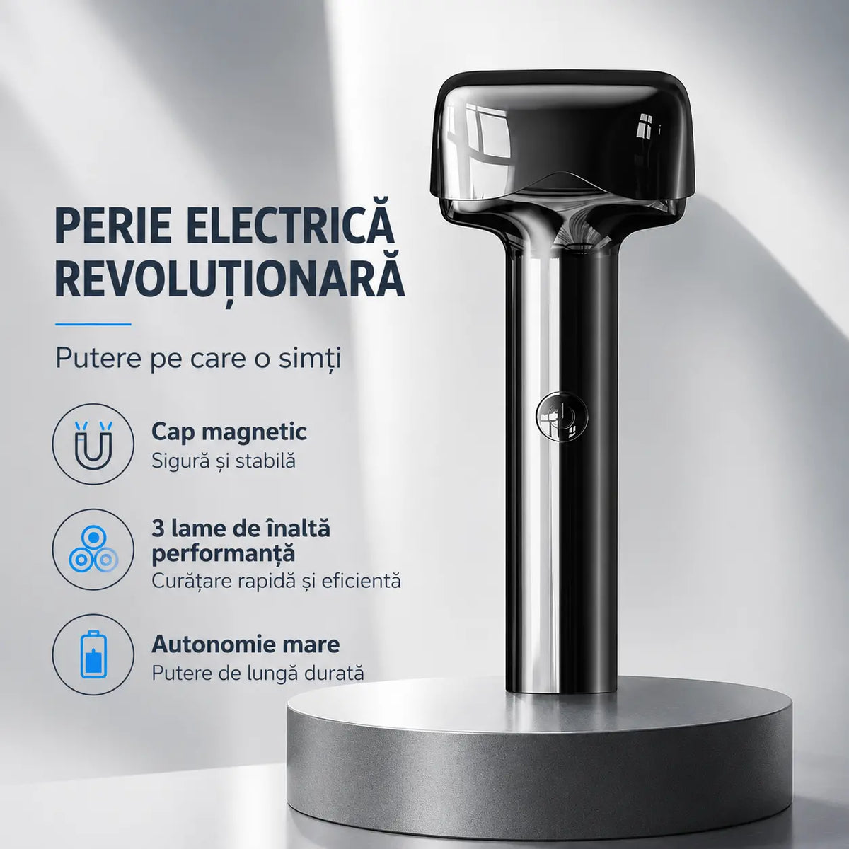 🪒 Reducere de 50% pentru o perioadă limitată! ⚡ Aparat de ras electric reîncărcabil pentru bărbați, cu folie – ras delicat, portabil și silențios 🧔