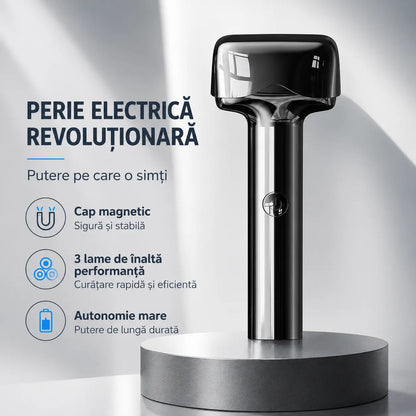🪒 Reducere de 50% pentru o perioadă limitată! ⚡ Aparat de ras electric reîncărcabil pentru bărbați, cu folie – ras delicat, portabil și silențios 🧔