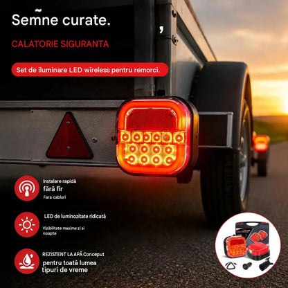 🚦【Universal 12V/24V】🚦 Lampă LED pentru remorcă auto