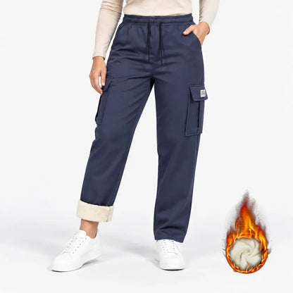 ✨Pantaloni de iarnă pentru femei, cu buzunare mari – eleganți și practici🤎