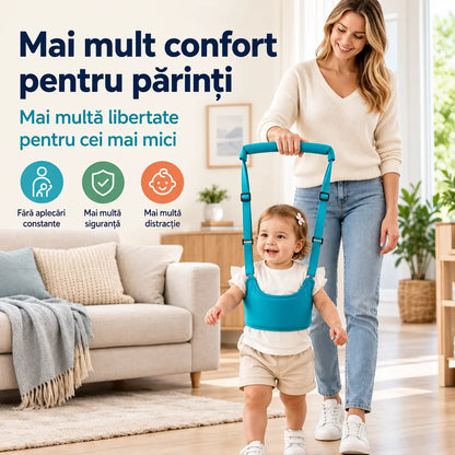 👶🍼 Ham pentru învățarea mersului | Ham 2 în 1 pentru bebeluși, confortabil, respirabil și cu protecție împotriva căderilor