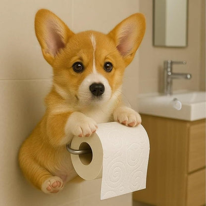 🐕🐕【Cumpără unul, primești unul gratuit】Suport hârtie igienică drăguț cu tematică de cățeluș