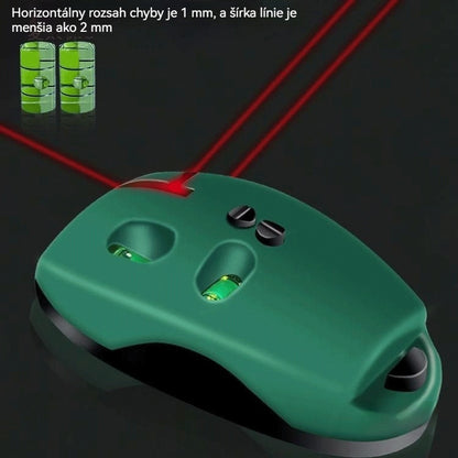 【Vianočné sľuby 50% zľavy】🔴 Laserová úroveň s pravým uhlom 2 v 1 – Rýchle, presné čiarky bez žiadnej odchýlky