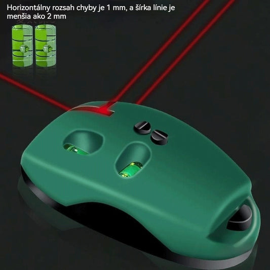 【Vianočné sľuby 50% zľavy】🔴 Laserová úroveň s pravým uhlom 2 v 1 – Rýchle, presné čiarky bez žiadnej odchýlky