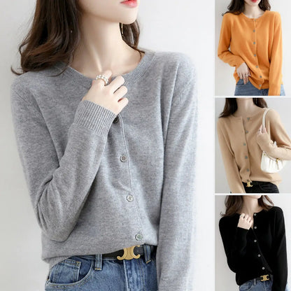🔥💥【40–80 kg】Cardigan din tricot cu amestec de cașmir (Toamnă/Iarnă 2026) – elegant și versatil – disponibil cu plata la livrare