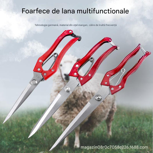 🐏✂️ Foarfece de lână de vacă de dimensiuni mari