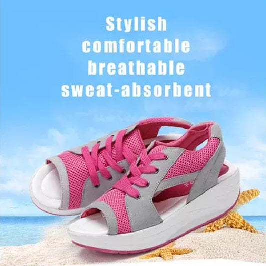 【Produs nou popular】【35-44】Sandale sport cu gură de pește și plasă respirabilă