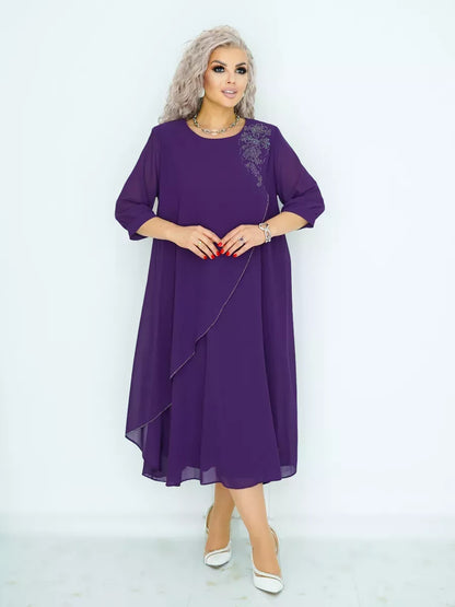 👗💥【S-5XL】Rochie nouă la modă, design clasic, elegantă și simplă