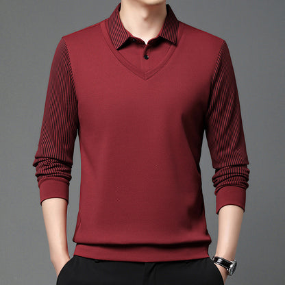 🔥Pory jesienno-zimowe: polowa ceny【M-4XL】Męskie casualne koszulki POLO na jesień i zimą