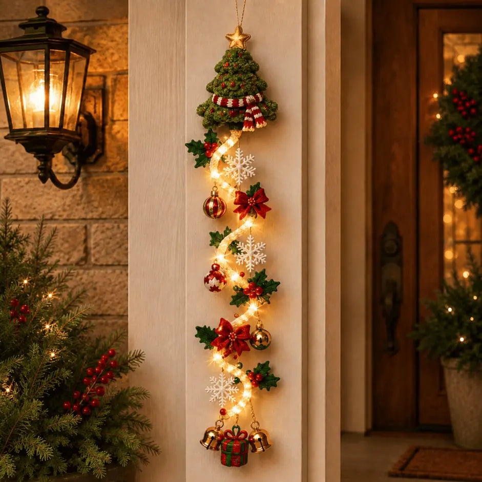 🎄🎃 Ultima zi! 🎅 Profită de o reducere de 49% la decorațiunile luminoase de Crăciun pentru ușă!