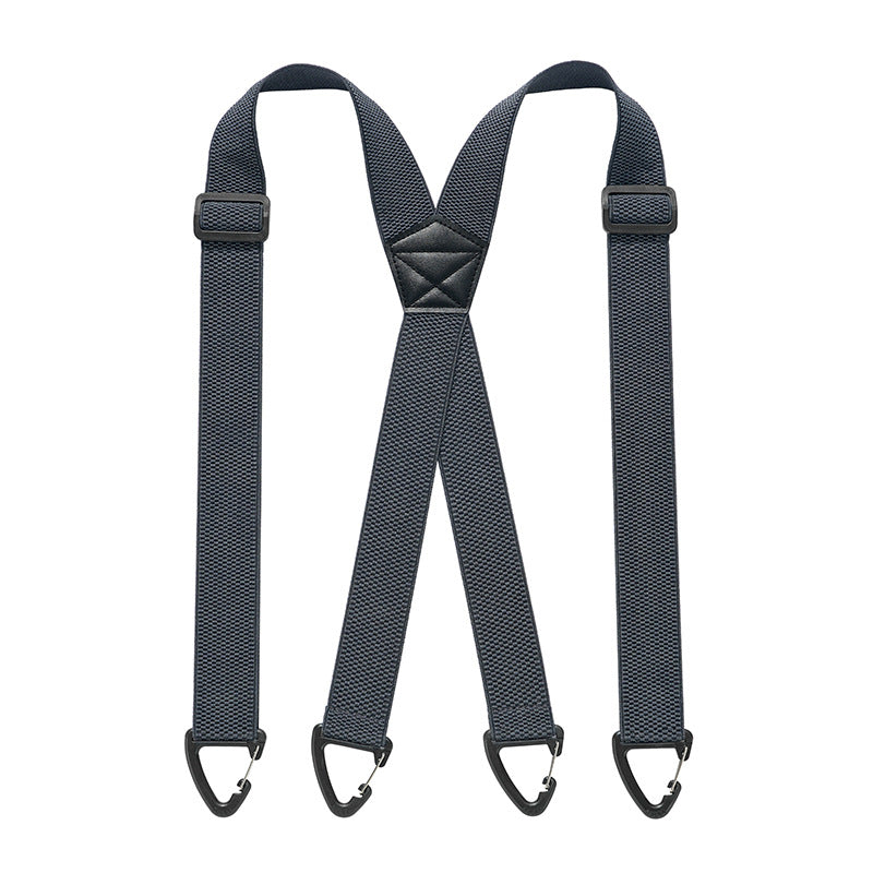 Bretele Reglabile pentru Bărbați în Formă de X, Cu Clipsuri Metalice Puternice, Stil Clasic și Elastic pentru Pantaloni