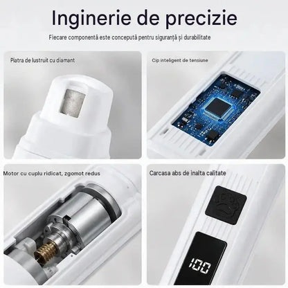 🐱🐶 Pilă electrică pentru unghiile animalelor de companie, cu indicator LED de alimentare