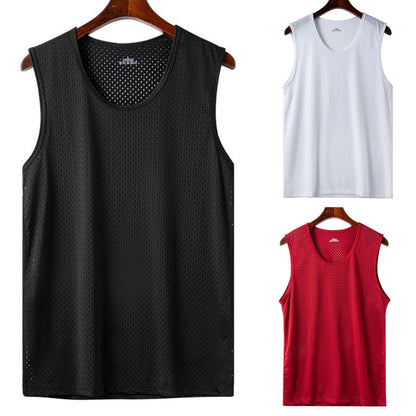 👕【Set de 3 bucăți】Tricouri casual pentru bărbați din material Ice Silk ✅ Ușoare, respirabile și cu uscare rapidă