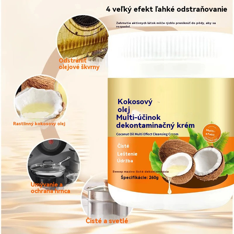 【Kúpte 1, dostanete 1 zadarmo】Multifunkčný čistiaci krém do domácnosti na odstraňovanie oleja, hrdze a vodného kameňa.