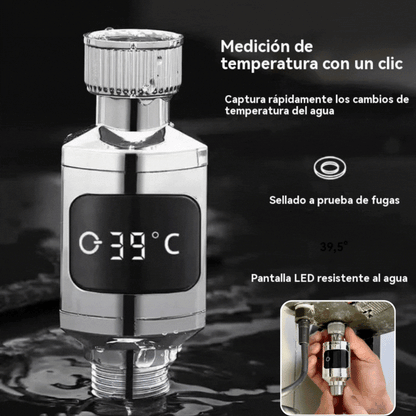 🔥Kup 1, a drugi otrzymasz gratis!🔥🚿Wodoodporny termometr prysznicowy z wyświetlaczem LED (°C)🌡️