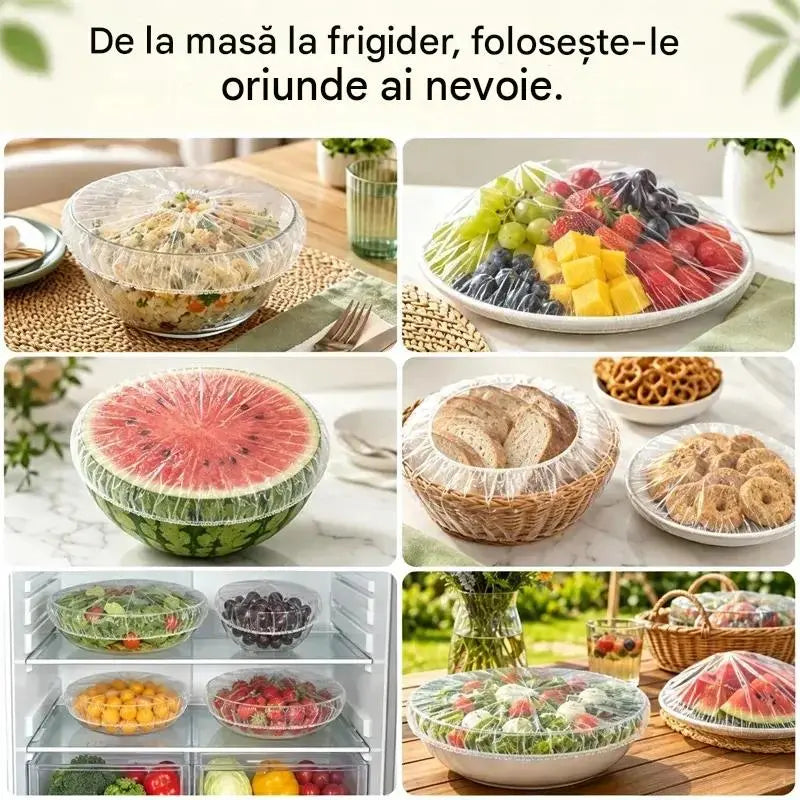 🔥(300 bucăți) Doar 139 lei🍽️Folie de plastic extra‑mare, groasă, antibacteriană, adecvată pentru alimente