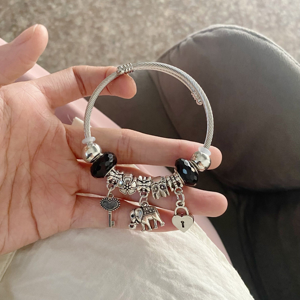 🔥【Ofertă specială】💖✨Brățară reglabilă „Dreamcatcher”din argint 925. Un cadou ideal