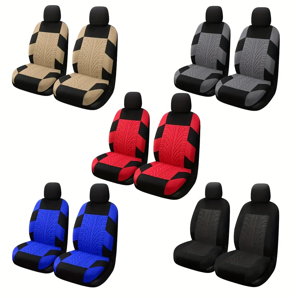 🚗🚗【Reducere 50%🔥】2026 Set huse universale moderne pentru scaune auto, piele moale, 2 bucăți