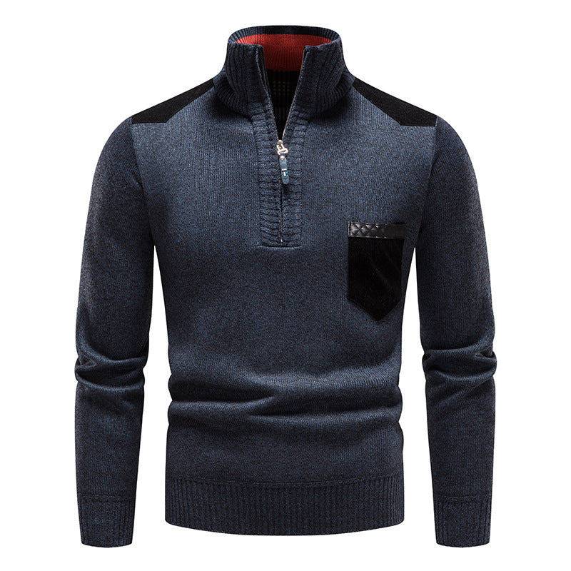 ❤️‍🔥【M-3XL】Pulover casual pentru bărbați cu fermoar, colecția toamnă/iarnă