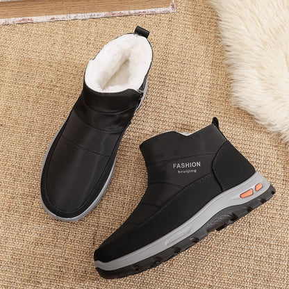 🔥【39–45】👟 Pantofi de iarnă pentru bărbați, din bumbac pur, cu căptușeală groasă și pufoasă