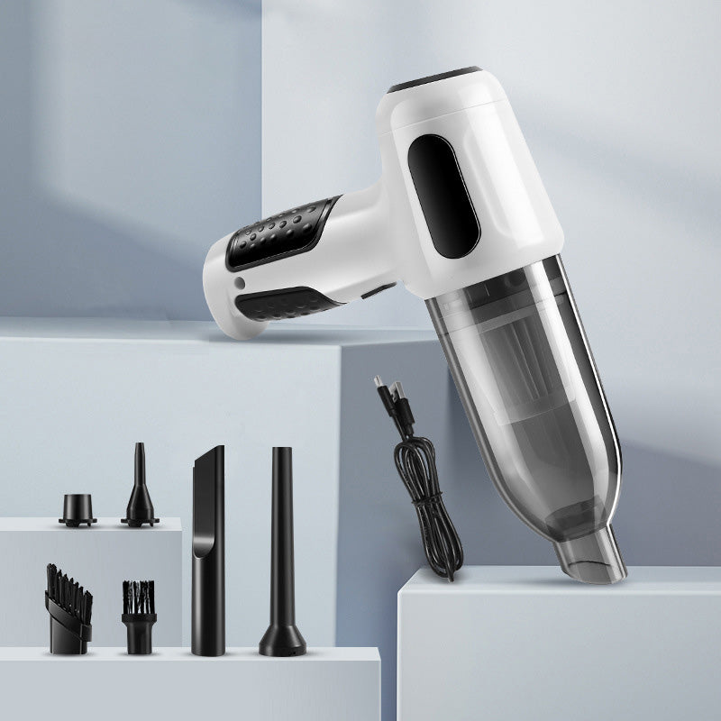 🚗🌪️🔥Cumperi 1 și primești 1 gratis🔥Aspirator portabil fără fir pentru mașină, aspirator casnic 2 în 1 cu funcție de aspirare și suflare, cu putere de aspirație foarte mare