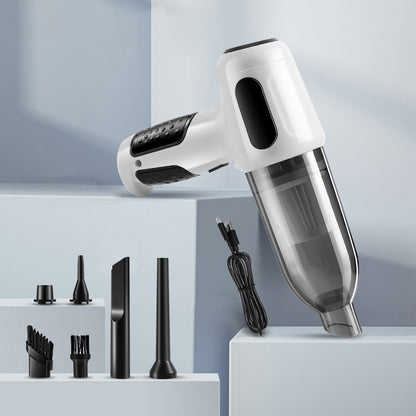 🚗🌪️🔥Cumperi 1 și primești 1 gratis🔥Aspirator portabil fără fir pentru mașină, aspirator casnic 2 în 1 cu funcție de aspirare și suflare, cu putere de aspirație foarte mare