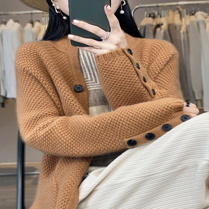 🧥💖✨【Ограничена оферта 50% намаление】Френско елегантно кашмирено палто, леко, топло и универсално