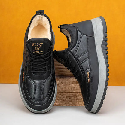 ⛄🔥【39-45】2026 Pantofi sport casual de iarnă pentru bărbați, din piele naturală, impermeabili, cu talpă moale și catifea, noi