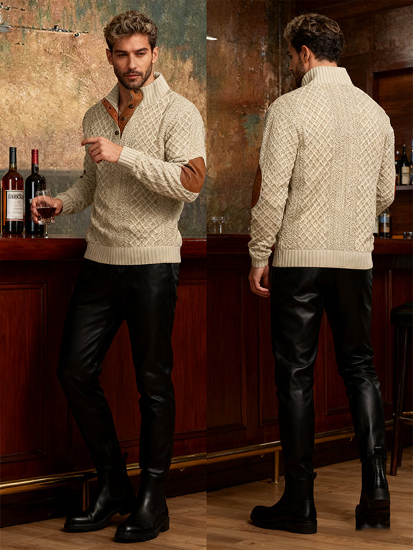 【Καυτές εκπτώσεις】 Ανδρικά χειμωνιάτικα βελούδινα casual μπλουζάκια