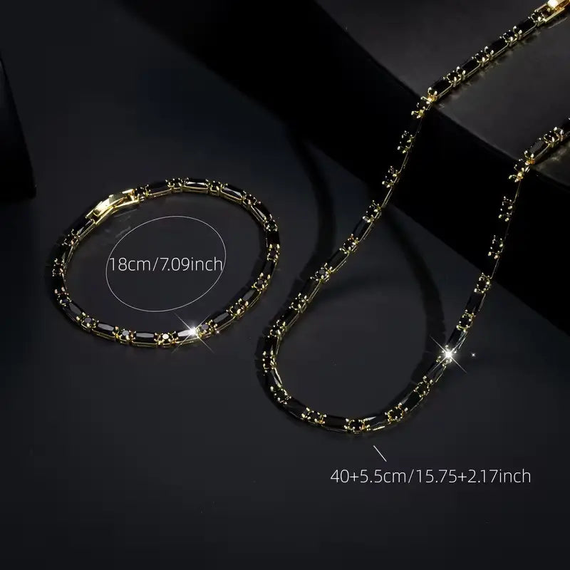 ⏳🔥 REDUCERE DE 50% PENTRU O PERIOADĂ LIMITATĂ! ⏰ Set de bijuterii strălucitoare: îndrăzneț, elegant și de calitate superioară 💎✨