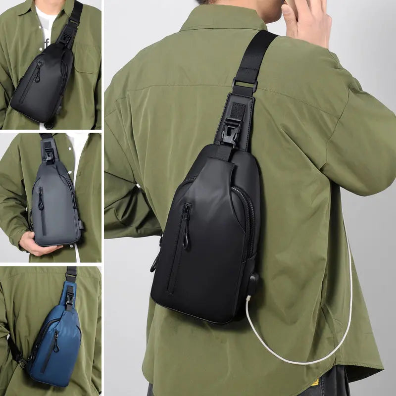 😎【Capacitate mare】👜 Geantă de umăr bărbătească, ușoară și la modă