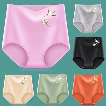 💖 Ultima zi cu reducere de 50% -【Set de 6 bucăți】Chilot modelator cu talie înaltă și efect de susținere pentru șolduri, din bumbac de calitate superioară✨️（45–105 kg）