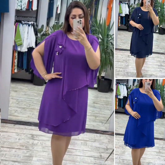 👗💥【S-5XL】Rochie nouă la modă, design clasic, elegantă și simplă
