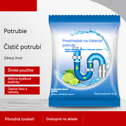 💪Silný prostriedok na odstraňovanie upchatia a korózie potrubí, vhodný na rozpúšťanie olejových škvŕn v toaletách, podlahových odtokoch, kanalizácii a kuchyniach