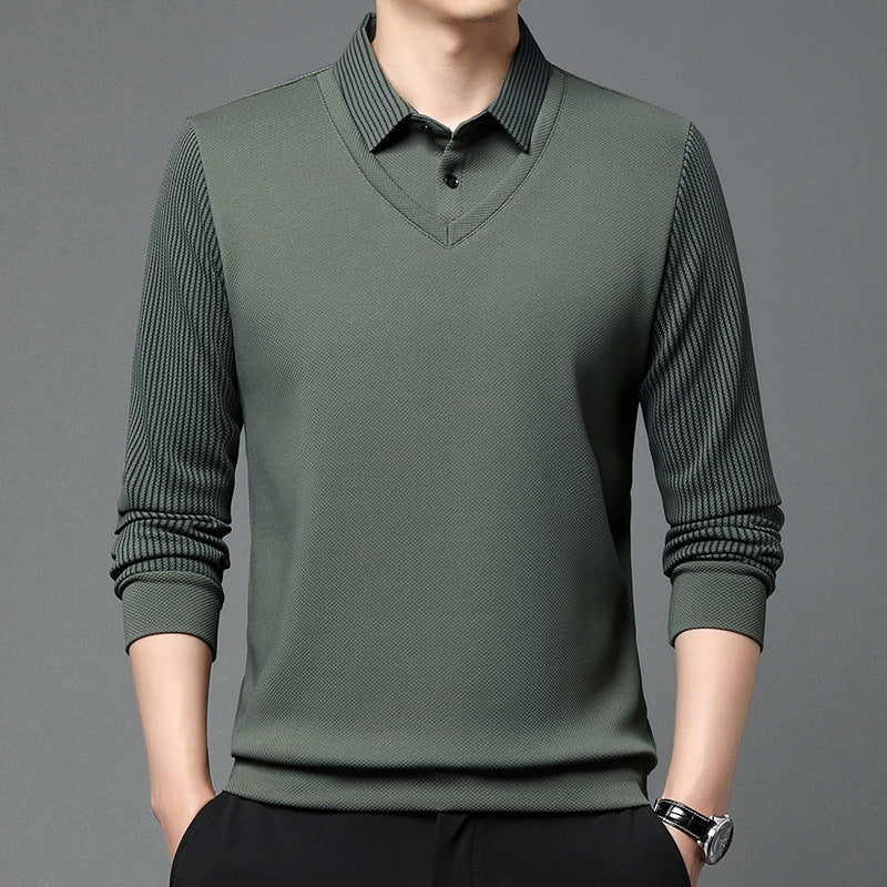 🔥Pory jesienno-zimowe: polowa ceny【M-4XL】Męskie casualne koszulki POLO na jesień i zimą