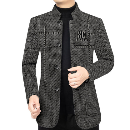 ✨Reducere de 50%! ✨Palton de iarnă pentru bărbați, cu croială 3D – gros, rezistent la vânt și indispensabil pentru vreme rece. ❄️
