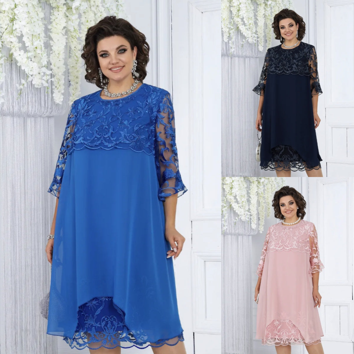 😍💥💥【Stoc limitat】💕【S-5XL】Rochie de înaltă calitate, confortabilă și la modă