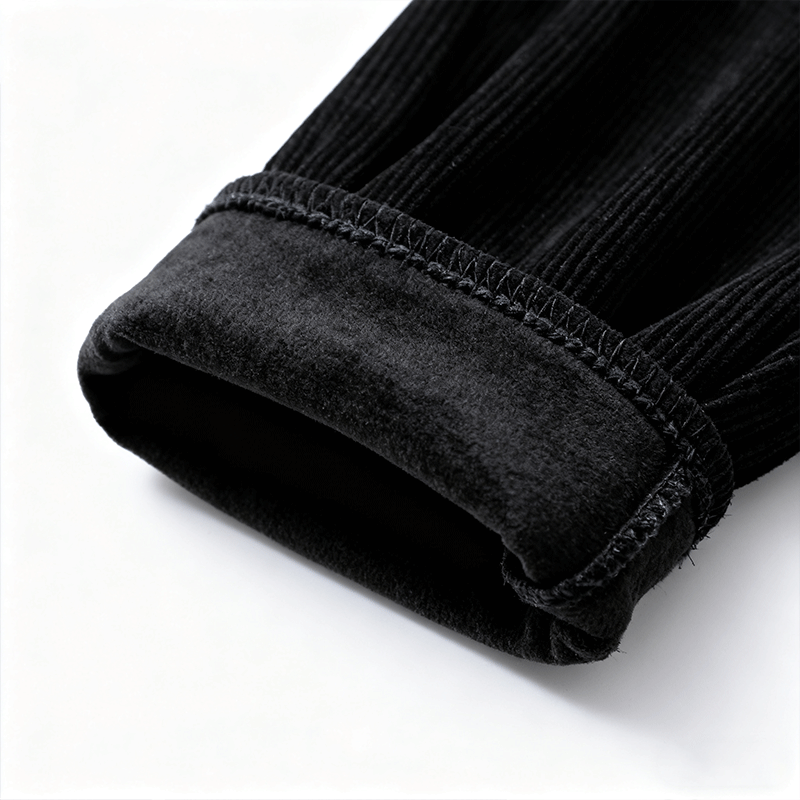 🔥【Compre uno y llévese otro gratis】 👖Nuevos pantalones casuales de terciopelo con perneras anchas, muy cómodos de usar.