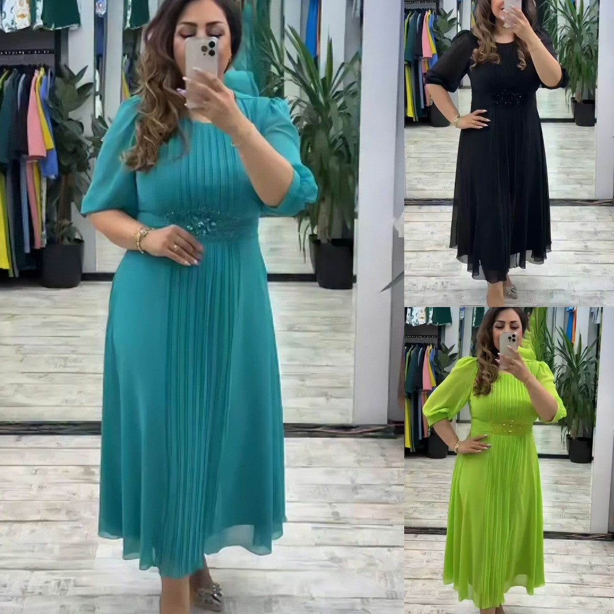 💥👗Reducere limitată【S-5XL】Rochie nouă la modă, design clasic, elegantă și simplă