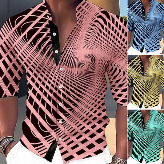 👔Preț minim istoric🔥【S-6XL】Cămașă bărbătească din bumbac cu imprimeu