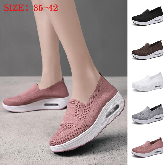 😍😍【50% reducere】【35-42】Pantofi sport și casual pentru damă✅Design cu talpă groasă✅Talpă cu pernă de aer