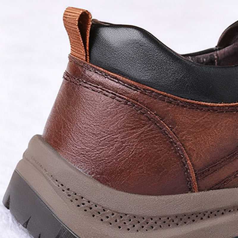 🔥 Нов продукт на половина цена 【39-48】 Мъжки обувки 2025 есен-зима нови мъжки модни кожени обувки